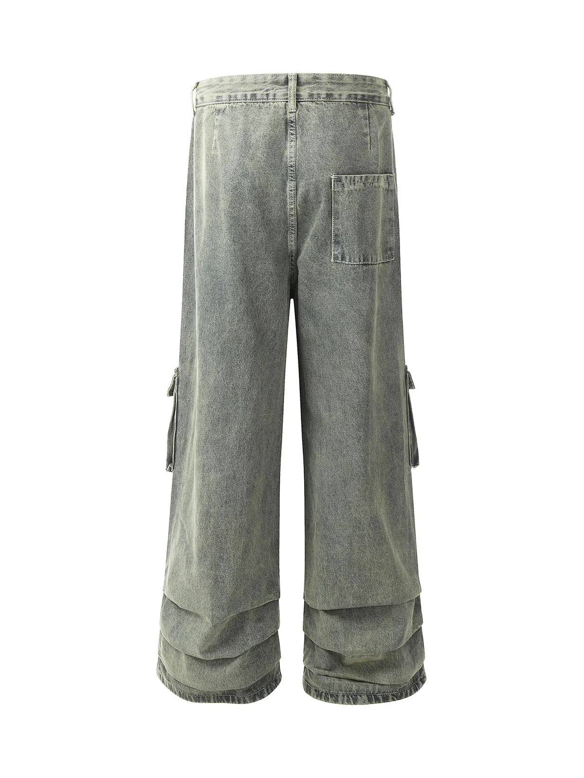 1984 Distressed Raw Edge Baggy Jeans