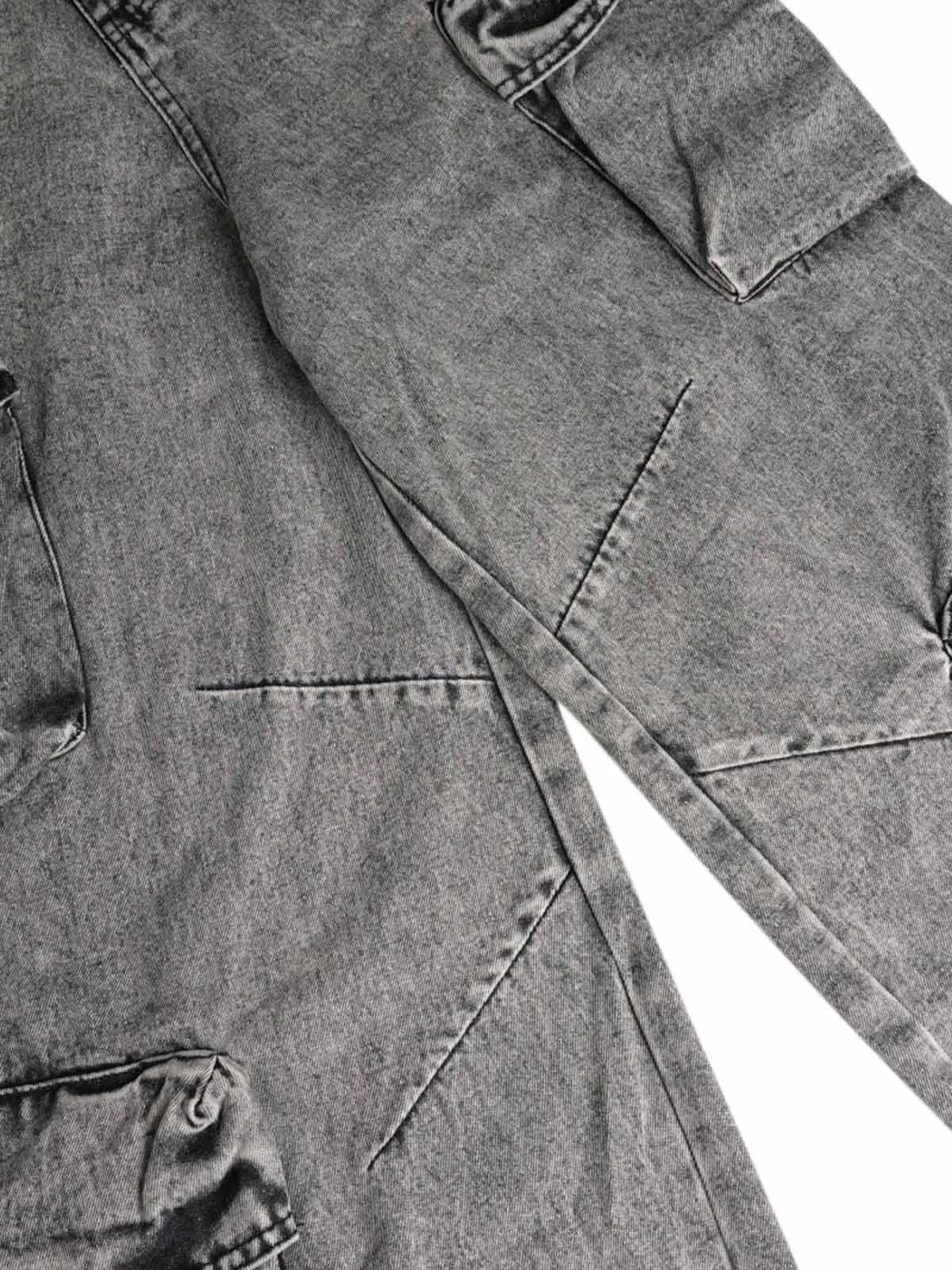 1984 Washed Multi-pocket Cargo Jeans