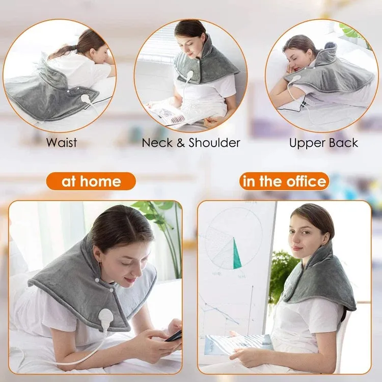 A must-have for you?! …Heated Shawl Shoulder Neck Warmer Heat Blanket 40C-60C