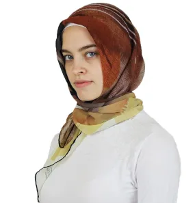 Aker 'Angel' Chiffon Square Hijab Scarf 7234-911