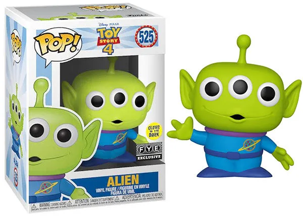 Alien (Glow in the Dark, Toy Story 4) 525 - FYE Exclusive [Damaged: 6/10] **Broken Insert**