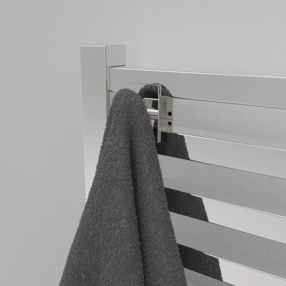 Amba AQV-BH-P Quadro & Vega Bathrobe Hanger - Polished