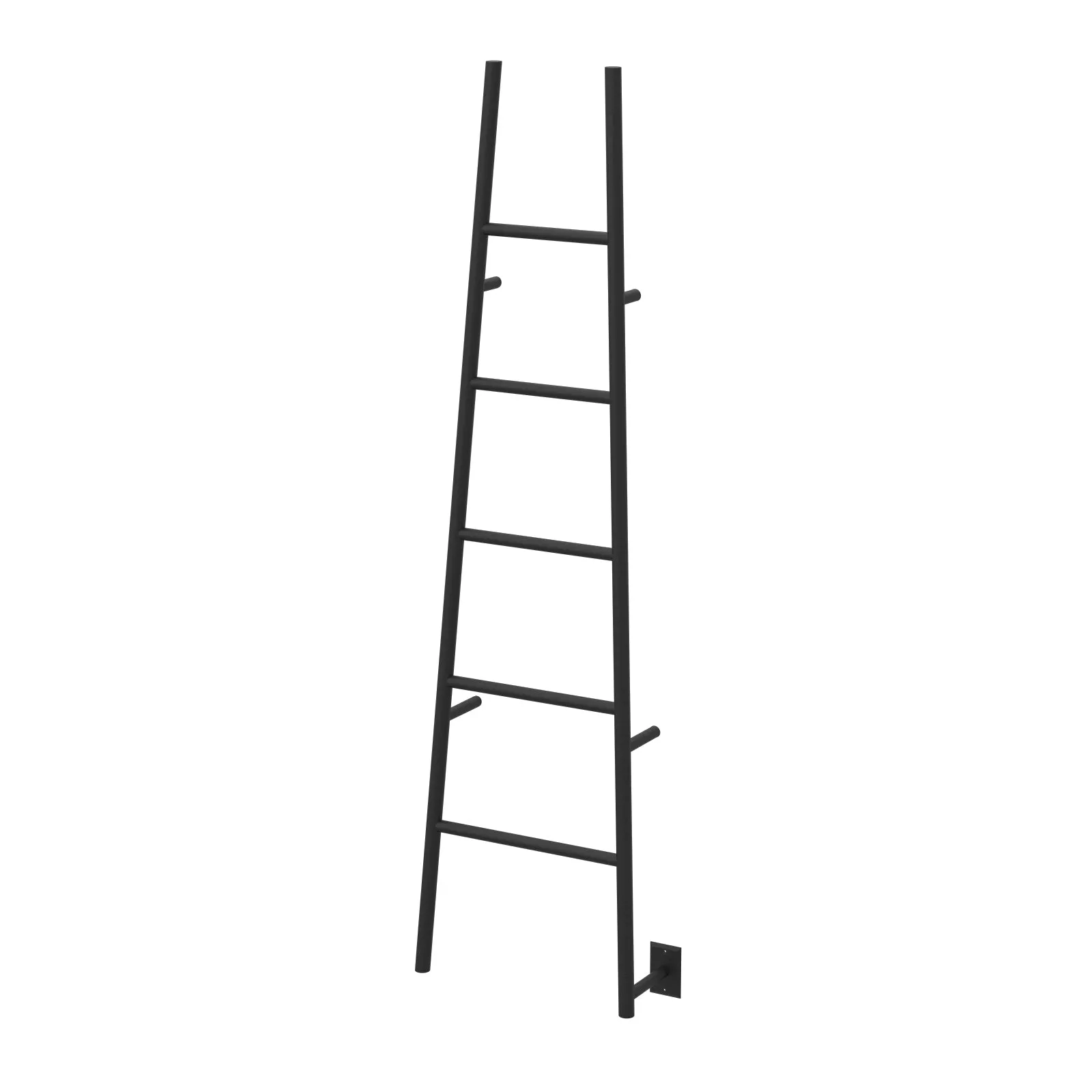 Amba ASMB Jeeves Model A Ladder 5 Bar Hardwired Drying Rack in Matte Black