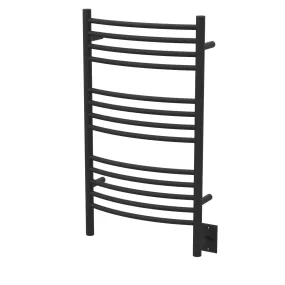 Amba CCMB Jeeves Model C Curved 13 Bar Hardwired Towel Warmer in Matte Black