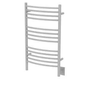 Amba CCW Jeeves Model C Curved 13 Bar Hardwired Towel Warmer in White