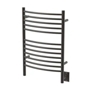 Amba ECO Jeeves Model E Curved 12 Bar Hardwired Towel Warmer in Oil Rubbed Bronze