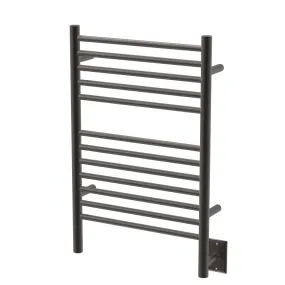 Amba ESO Jeeves Model E Straight 12 Bar Hardwired Towel Warmer in Oil Rubbed Bronze