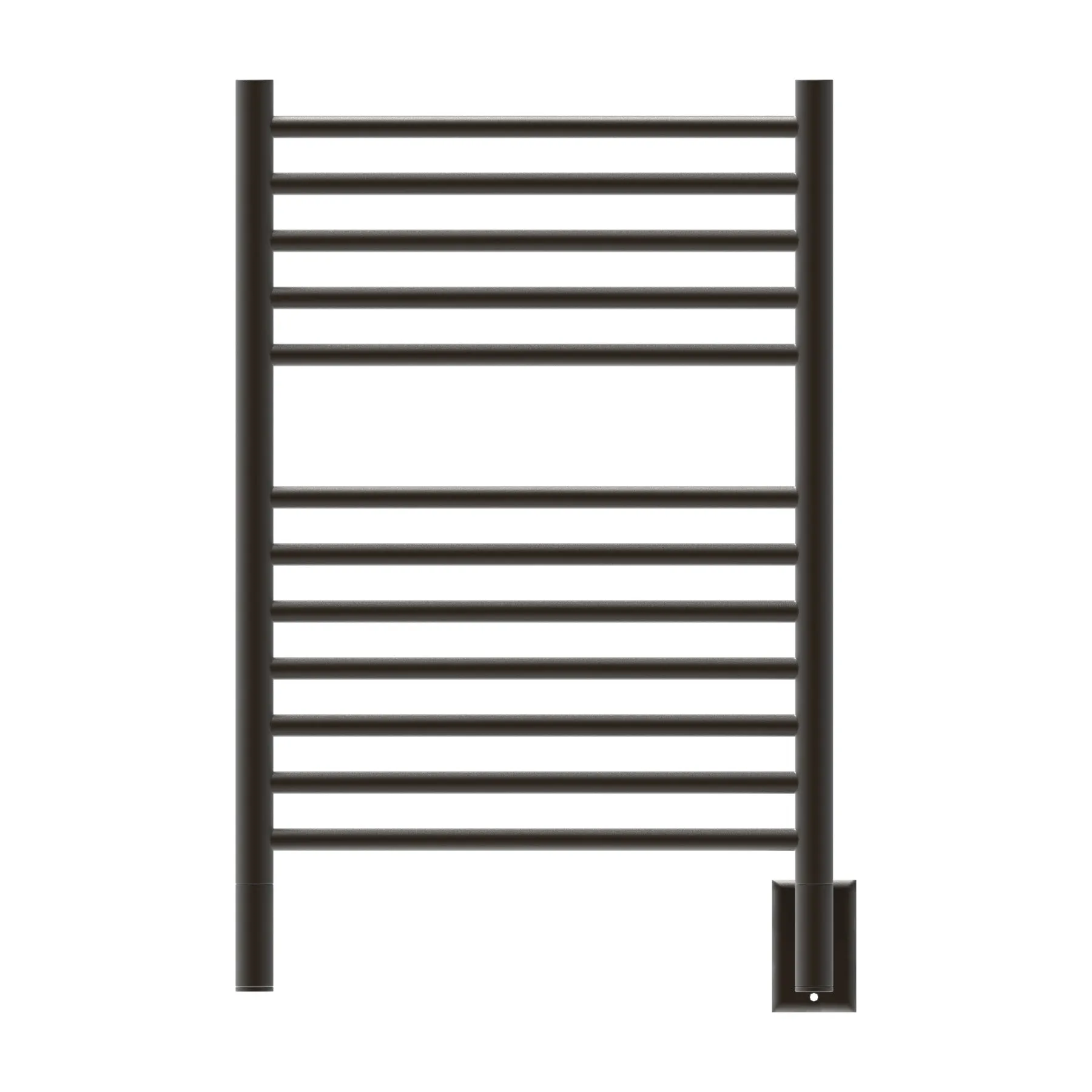 Amba ESO Jeeves Model E Straight 12 Bar Hardwired Towel Warmer in Oil Rubbed Bronze