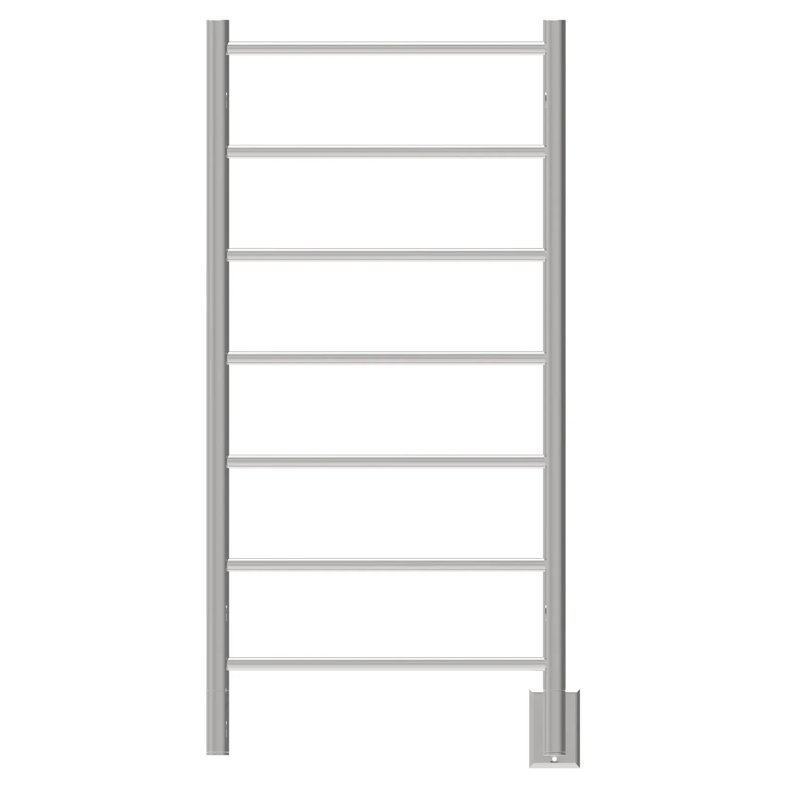 Amba FSP Jeeves Model F Straight 7 Bar Hardwired Drying Rack in Polished