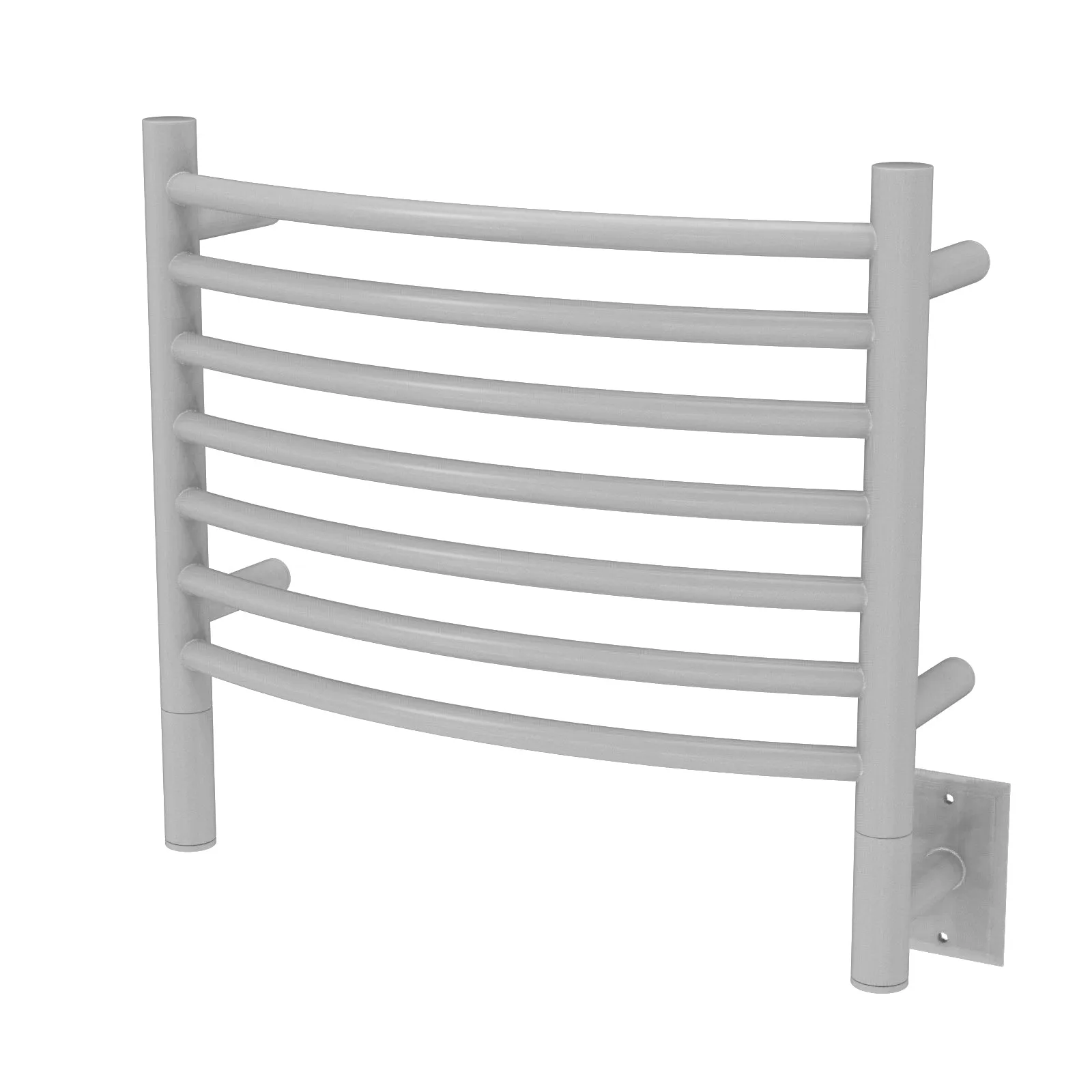 Amba HCW Jeeves Model H Curved 7 Bar Hardwired Towel Warmer in White