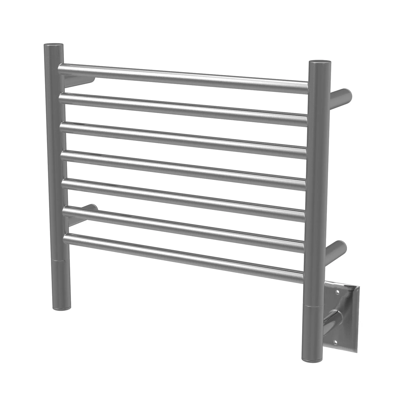 Amba HSB Jeeves Model H Straight 7 Bar Hardwired Towel Warmer in Brushed