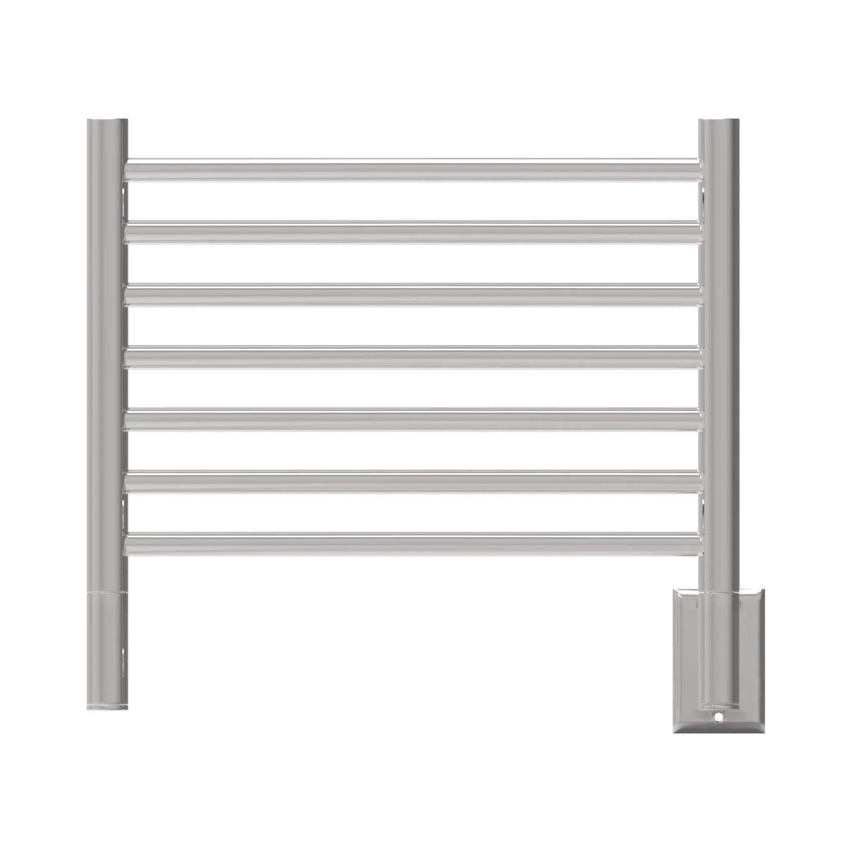 Amba HSP Jeeves Model H Straight 7 Bar Hardwired Towel Warmer in Polished