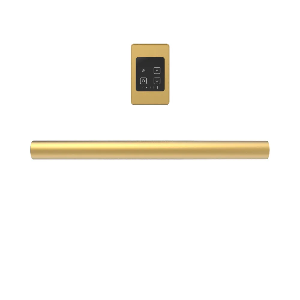 Amba i20RO.SB Modello I Round 20" Hardwired Single Bar in Satin Brass