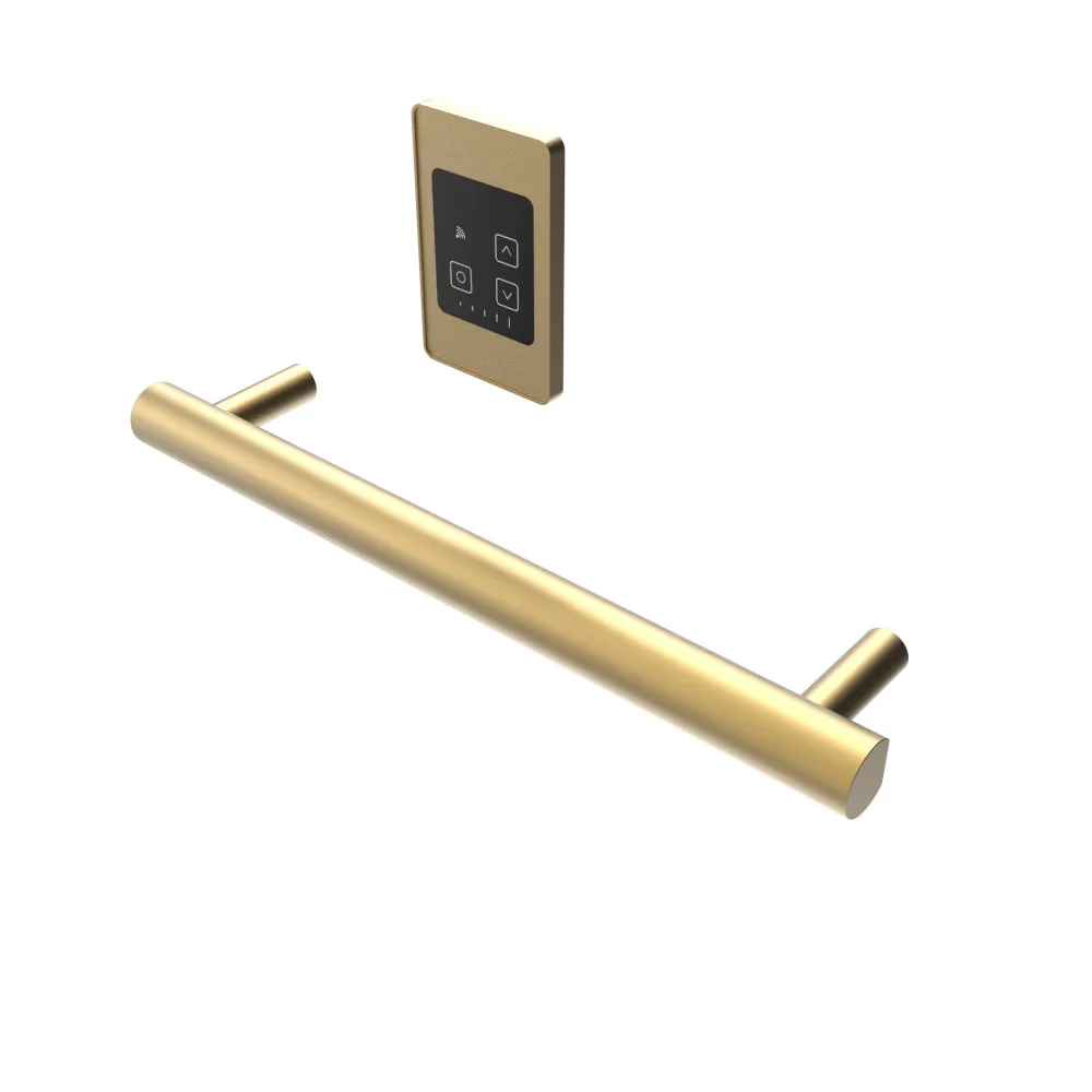 Amba i20RO.SB Modello I Round 20" Hardwired Single Bar in Satin Brass