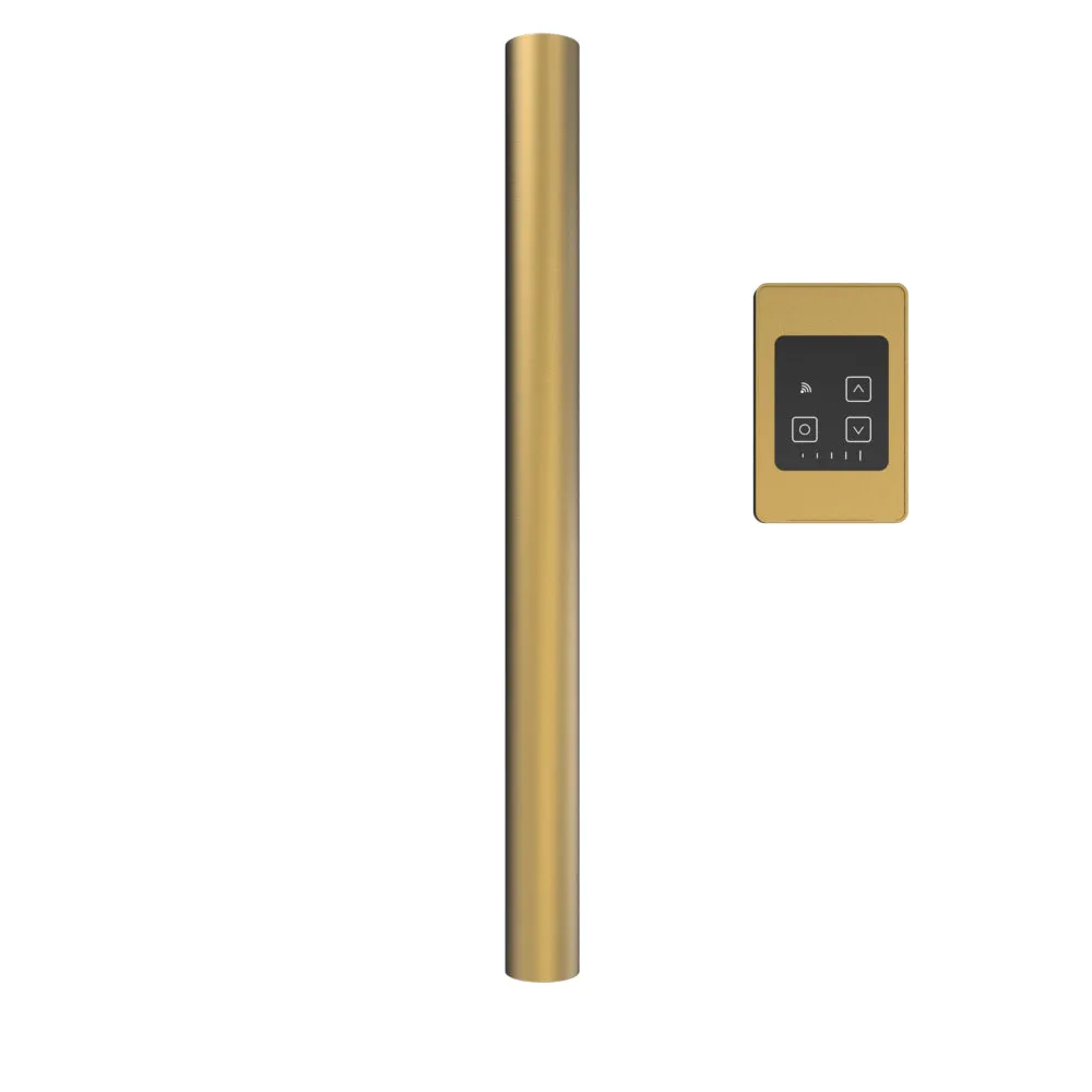 Amba i20RO.SB Modello I Round 20" Hardwired Single Bar in Satin Brass