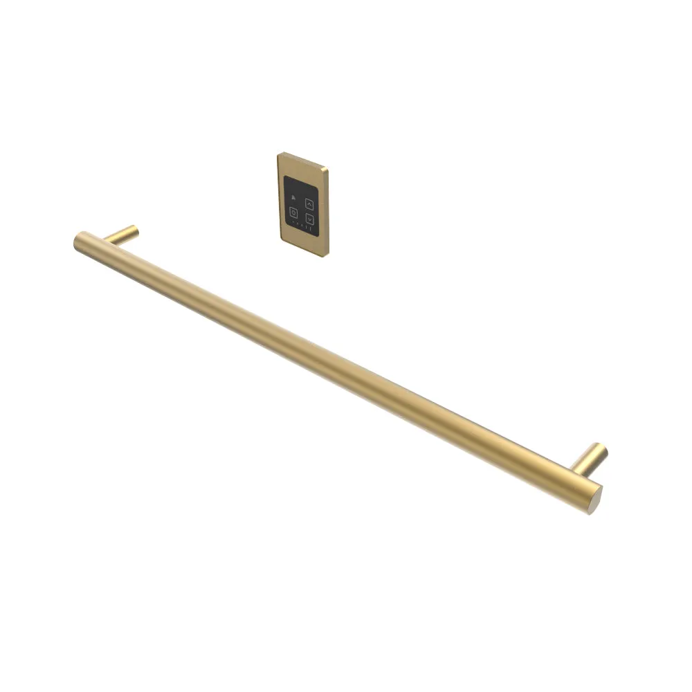 Amba i40RO.SB Modello I Round 40" Hardwired Single Bar in Satin Brass