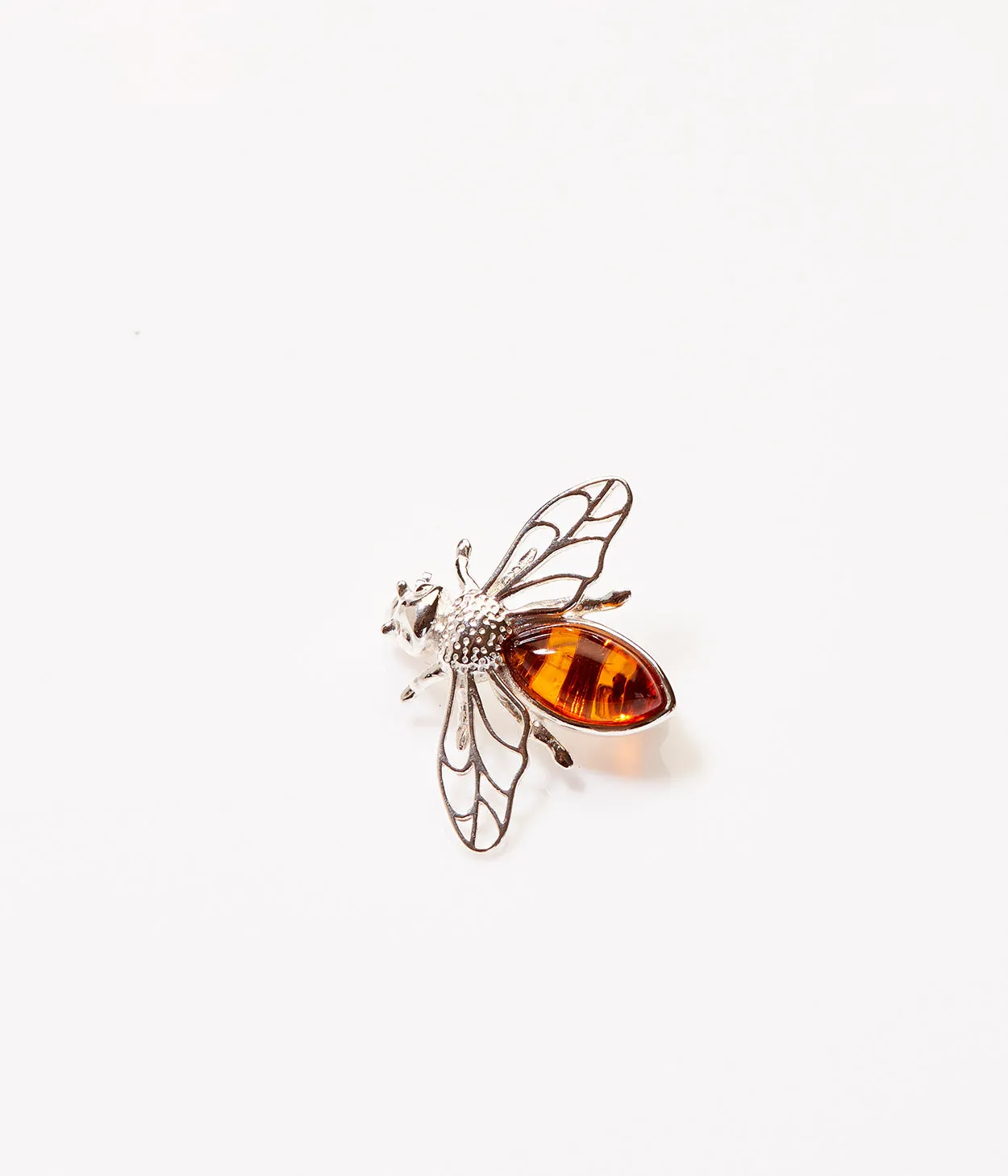 Amber Bee Brooch