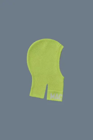 Aurora Knit Merino Blend Logo Balaclava (Neon) - P0031540715