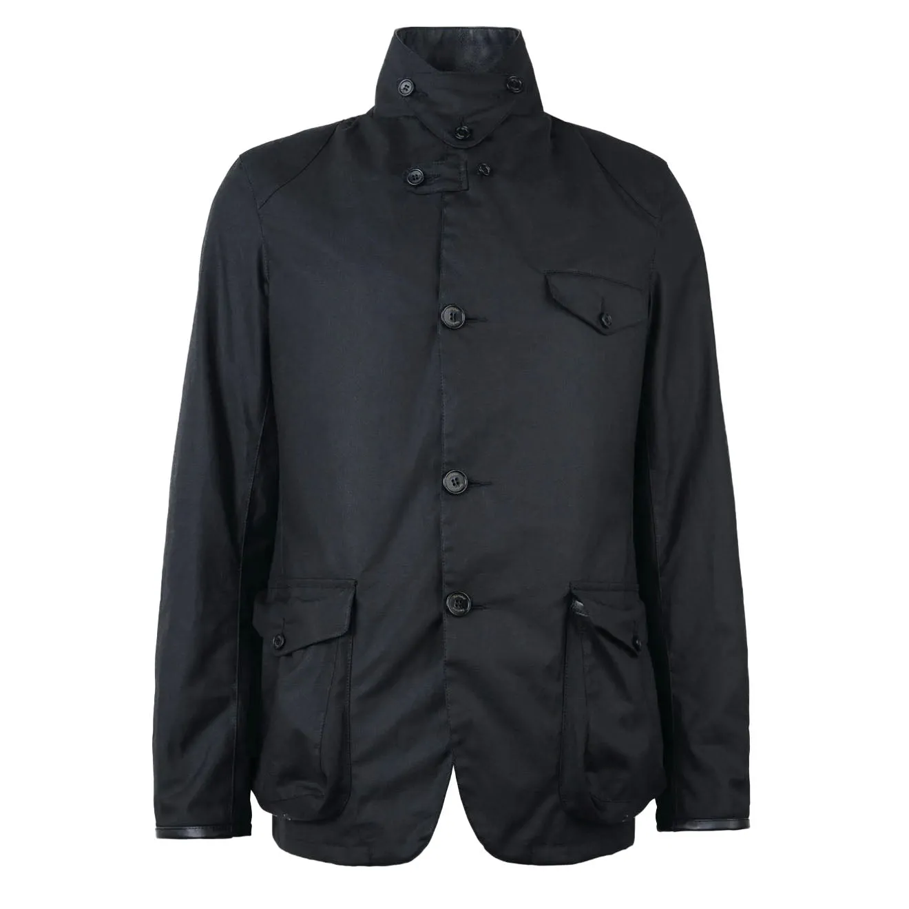 Barbour Beacon Sports Wax Jacket Black