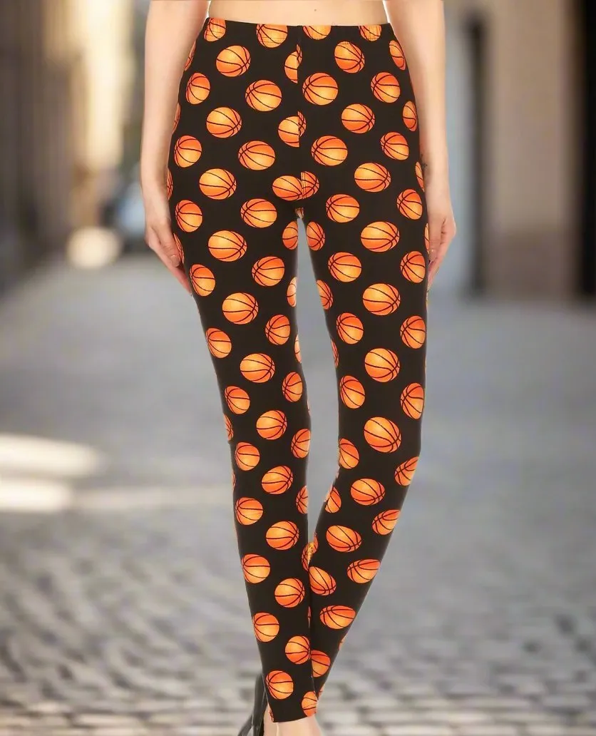 Basketball Print Leggings