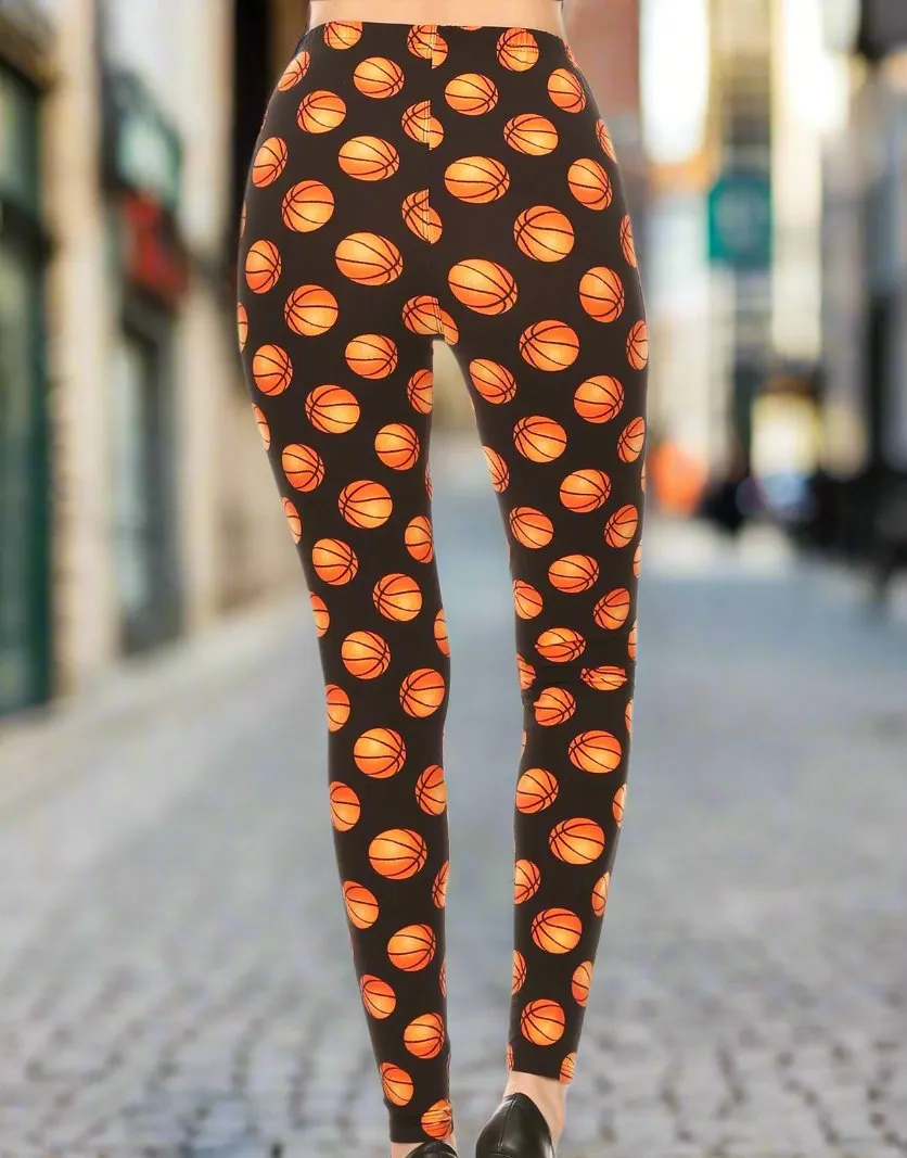 Basketball Print Leggings