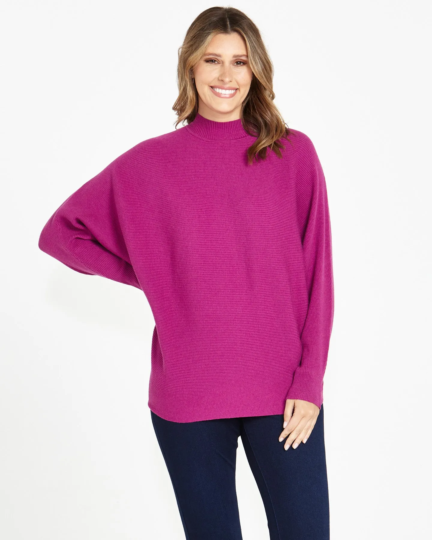 Betty Basics Alicia Knit Jumper Boysenberry