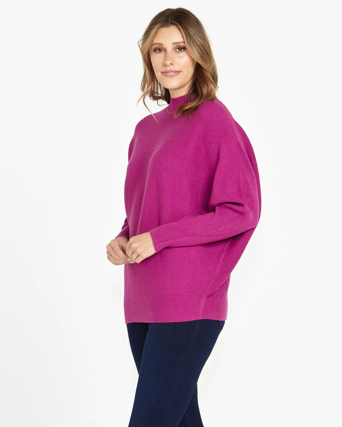 Betty Basics Alicia Knit Jumper Boysenberry