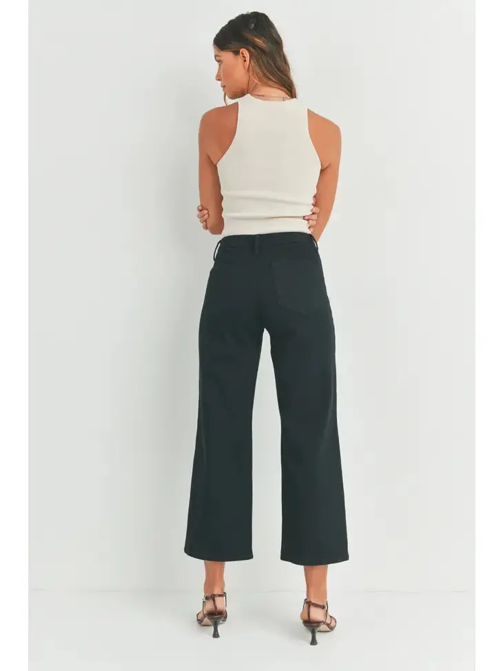 BLACK DENIM TROUSER