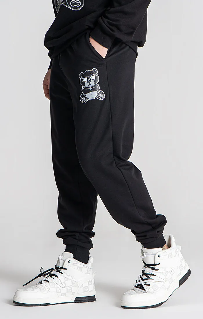 Black Mad Bear Joggers