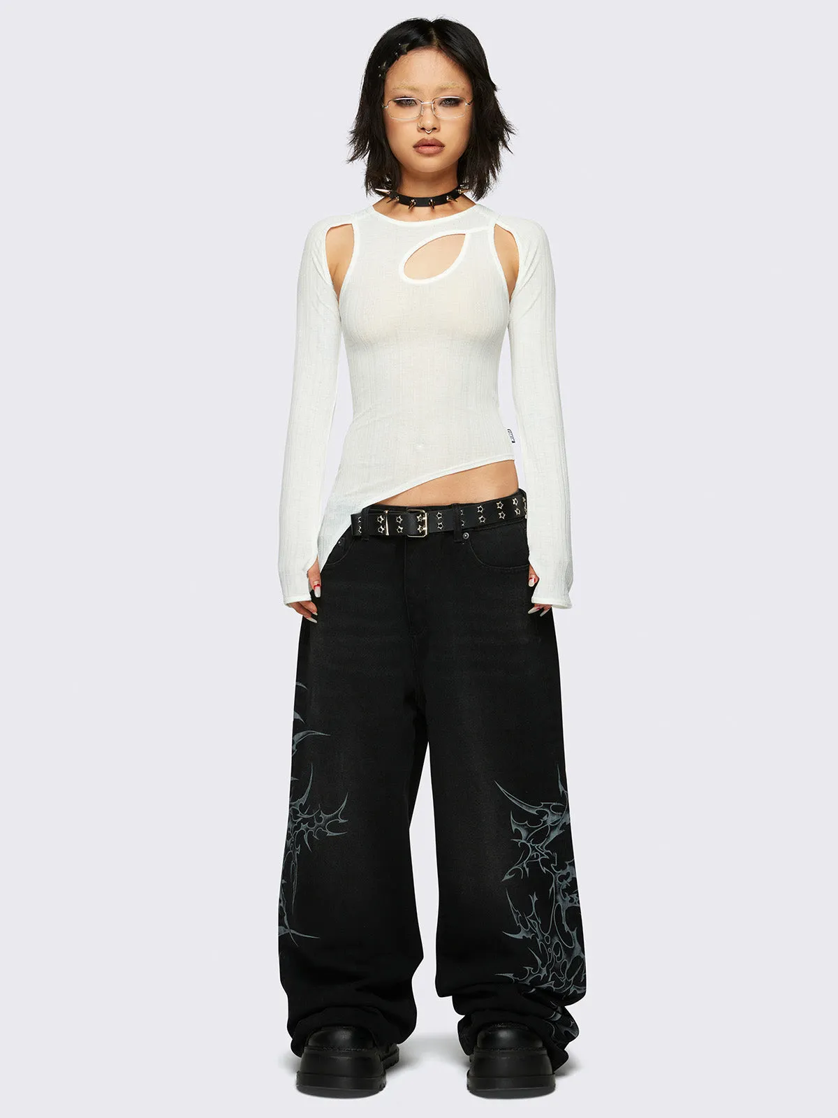 Blaze Graphic Baggy Jeans