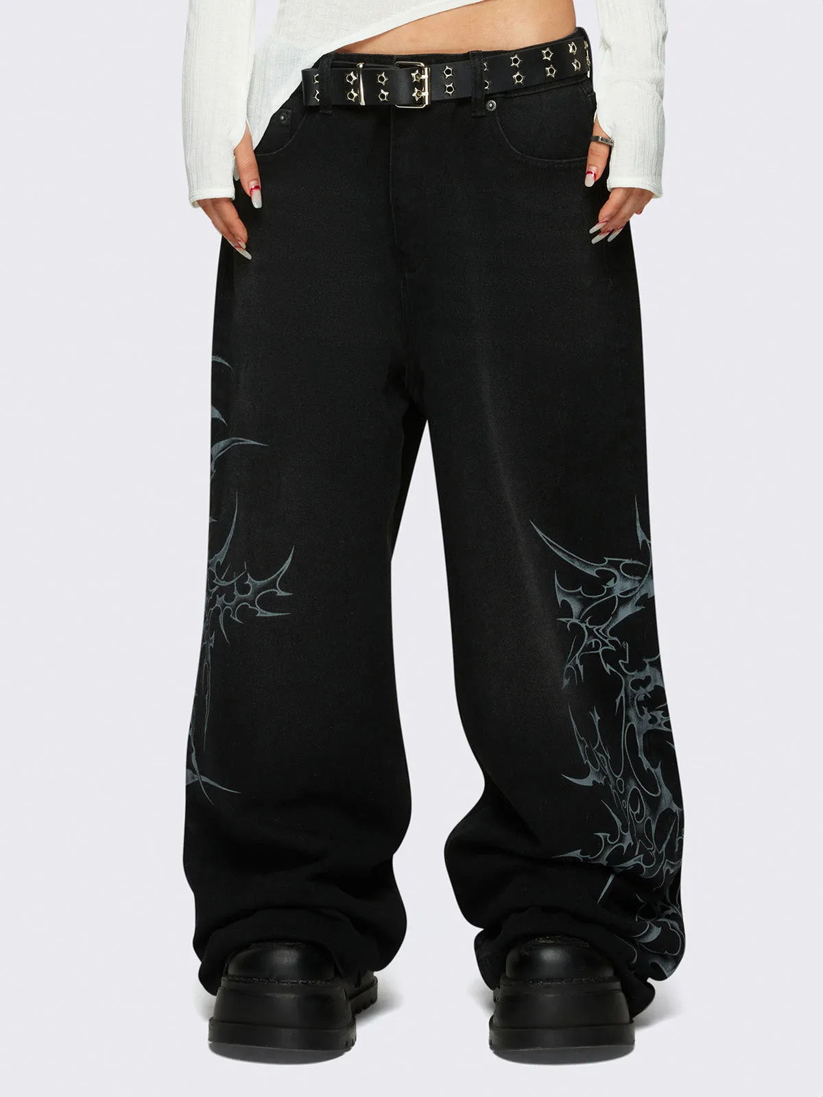 Blaze Graphic Baggy Jeans