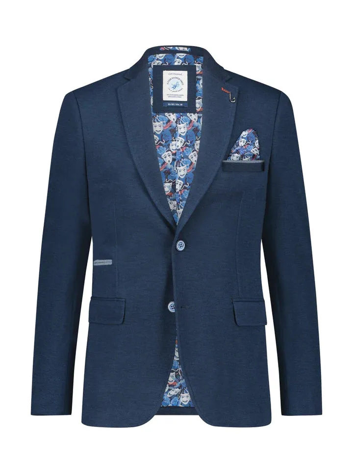 Blazer Pique - Navy