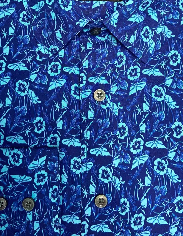 Blue Nasturtium Shirt