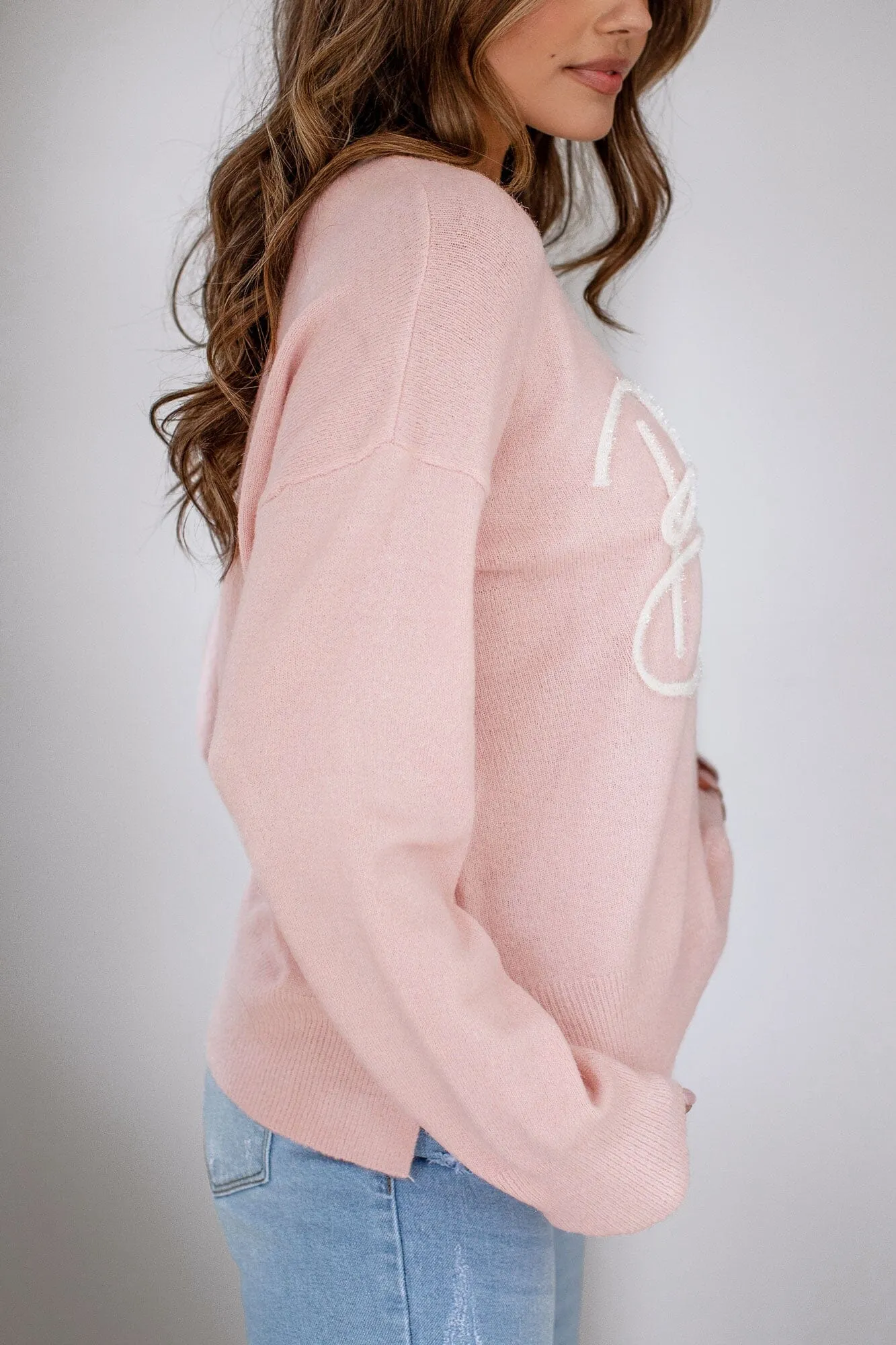 Bride Baby Pink Sweater