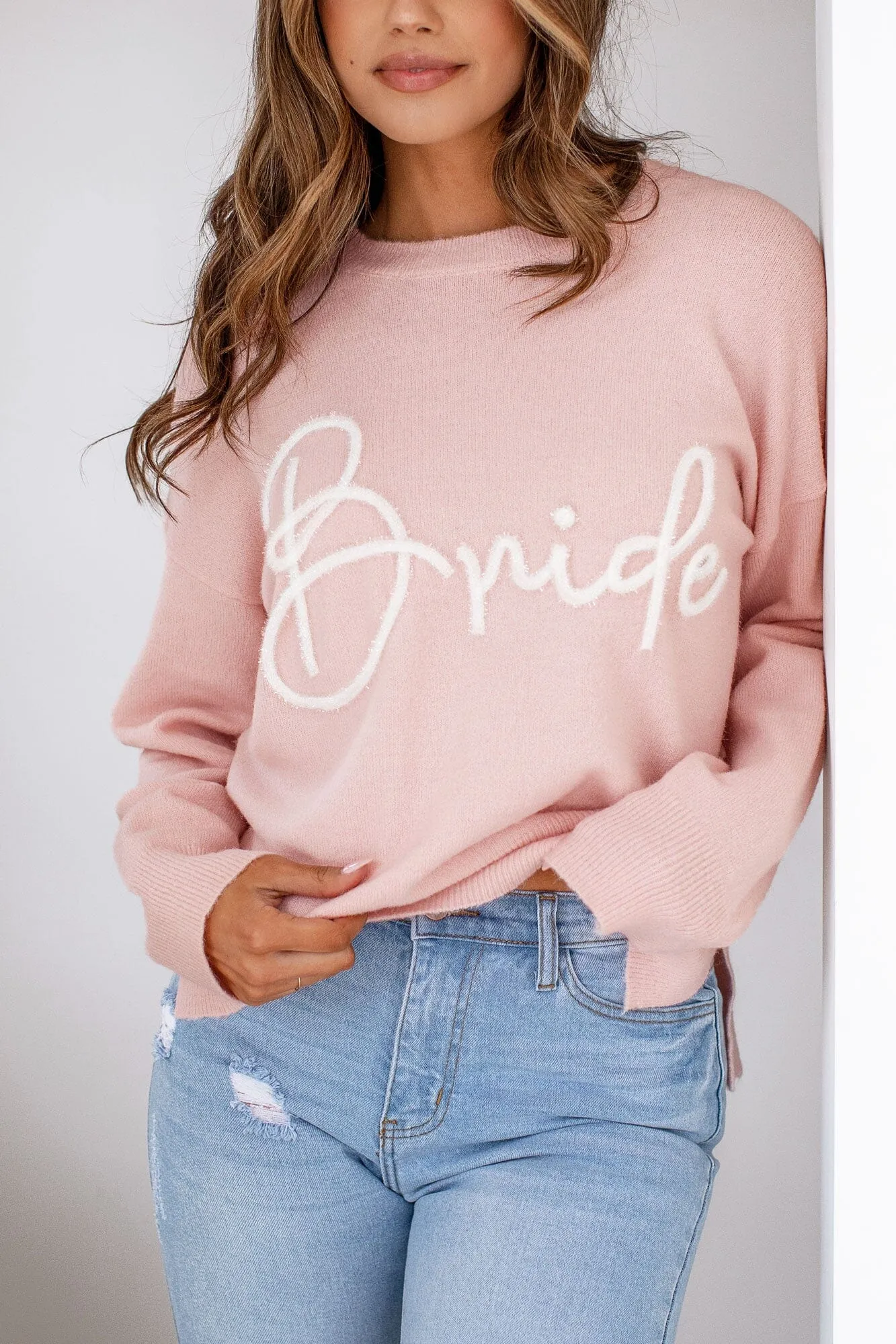 Bride Baby Pink Sweater