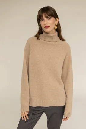 Cashmere Turtleneck Beige