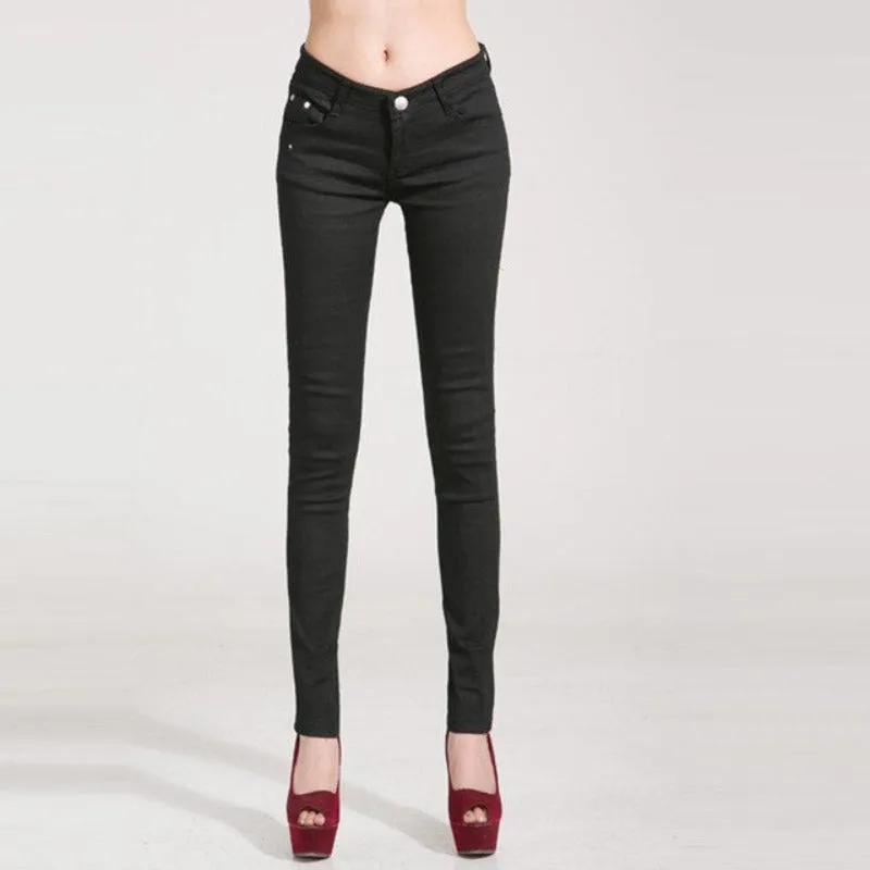 Casual Pants Slim Stretch Jeans