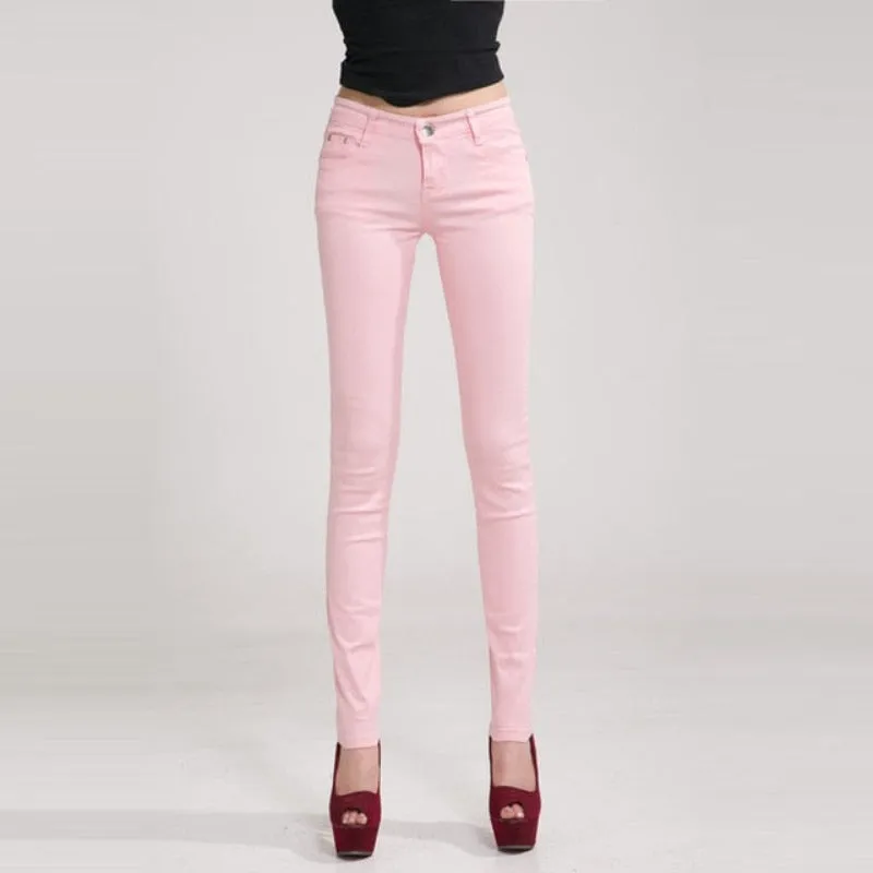 Casual Pants Slim Stretch Jeans