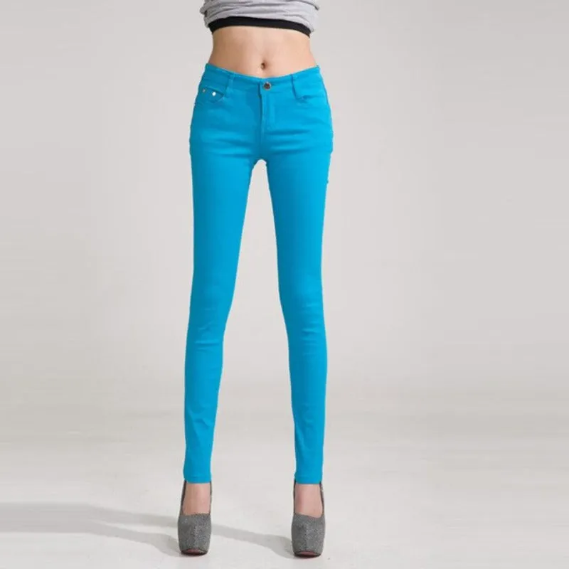 Casual Pants Slim Stretch Jeans