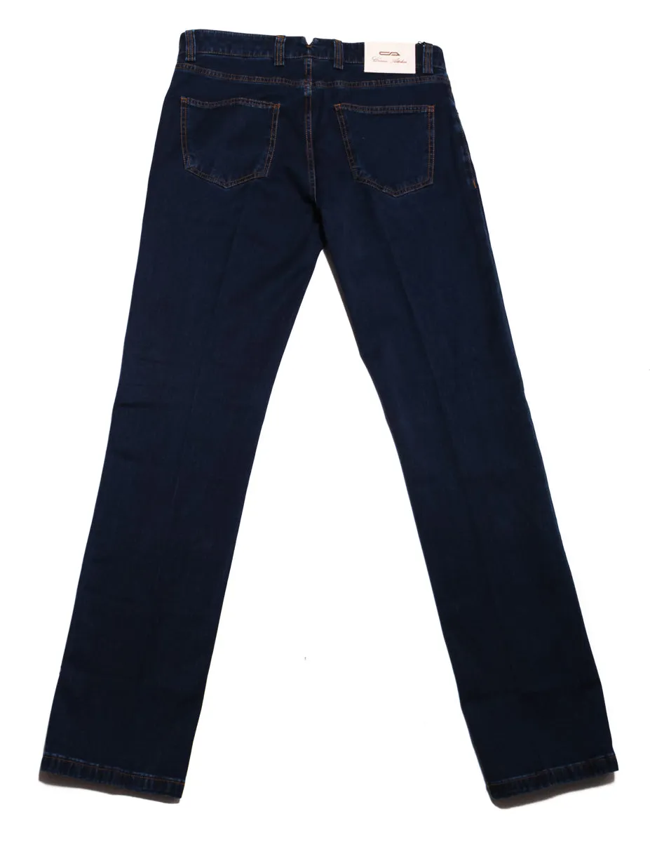 Cesare Attolini Denim Blue Jeans - Slim