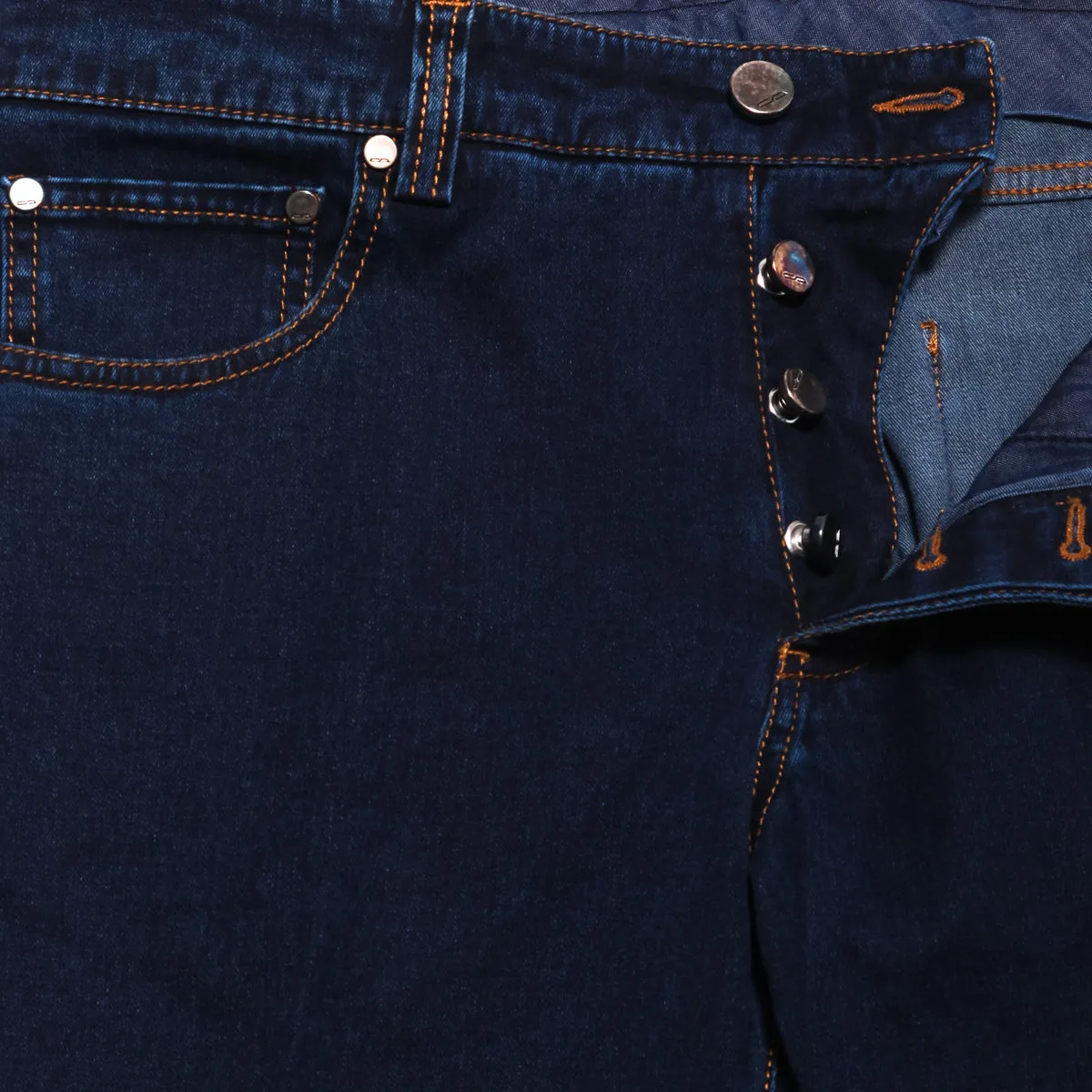 Cesare Attolini Denim Blue Jeans - Slim