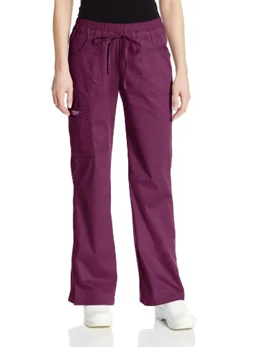 Cherokee 24001 Women's Workwear Core Stretch Low Rise Cargo Scrubs Pant