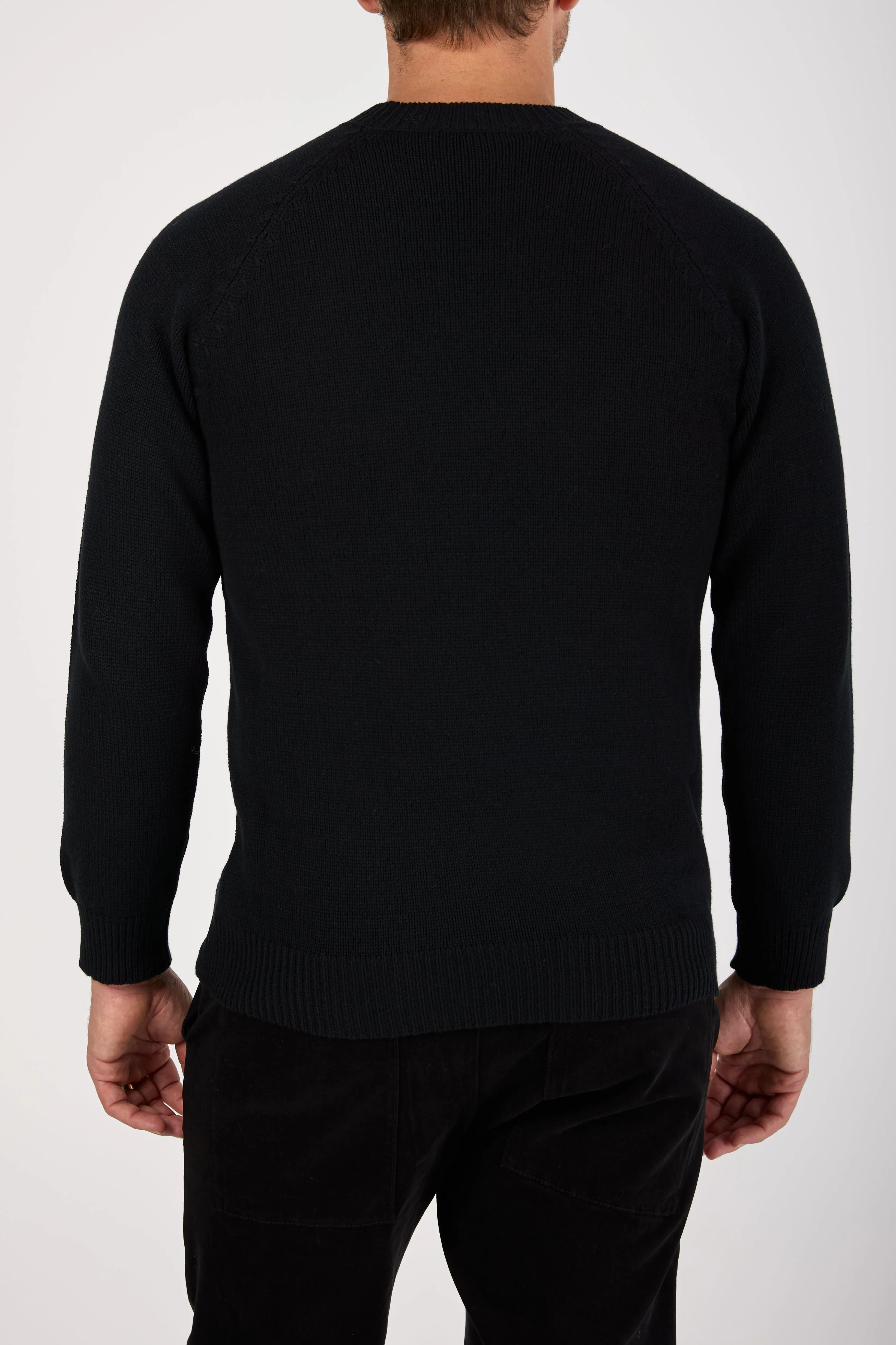 Crewneck Sweater in Black