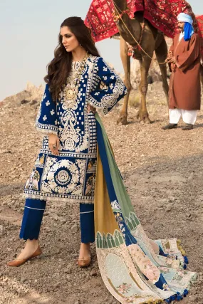 Crimson X Saira Shakira Winter Collection 2020 – Aari Revival - Sapphire