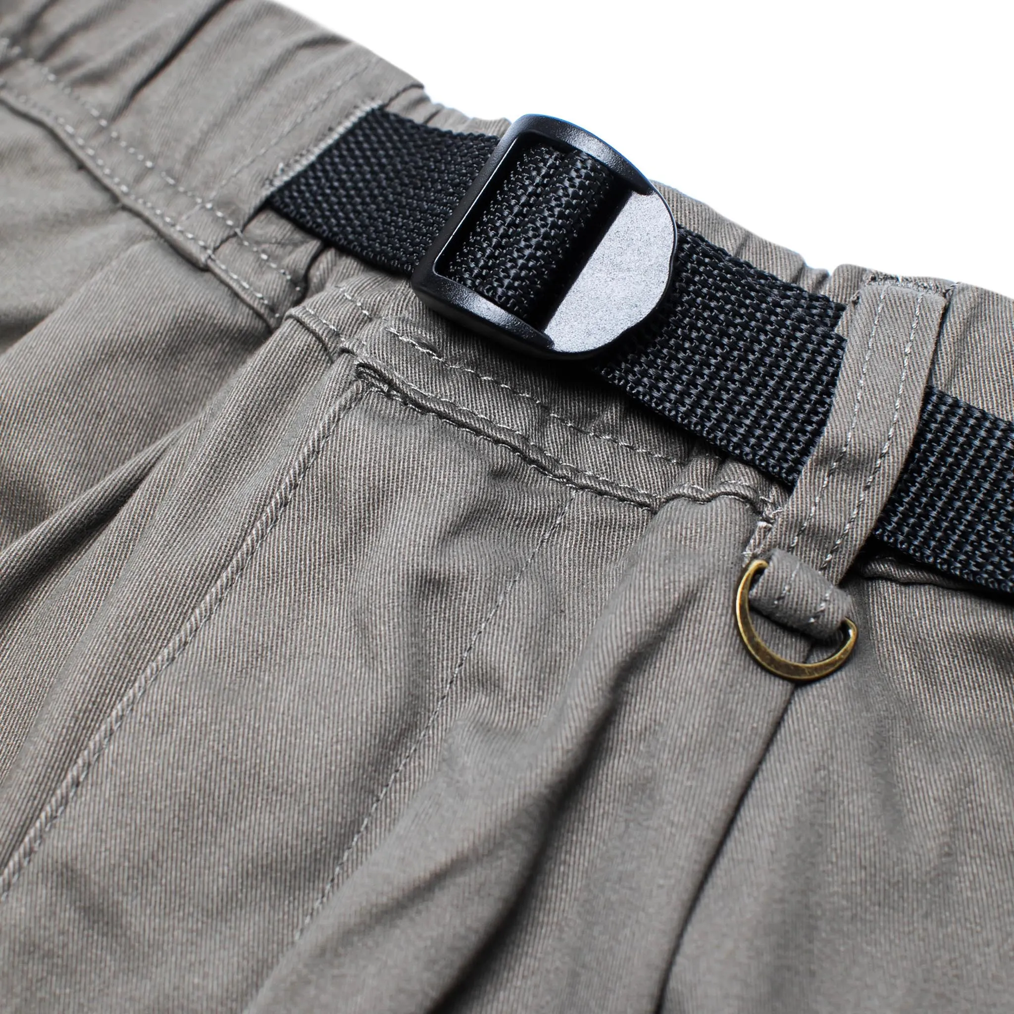 Cropped Belted Cargo Pants