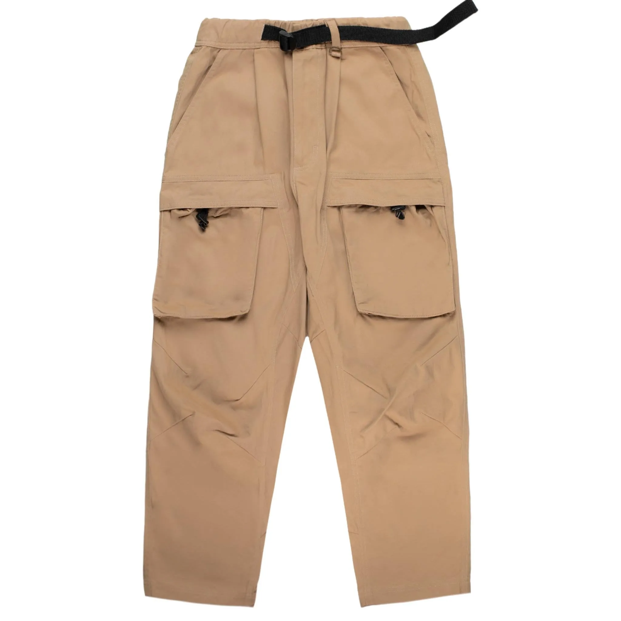 Cropped Belted Cargo Pants