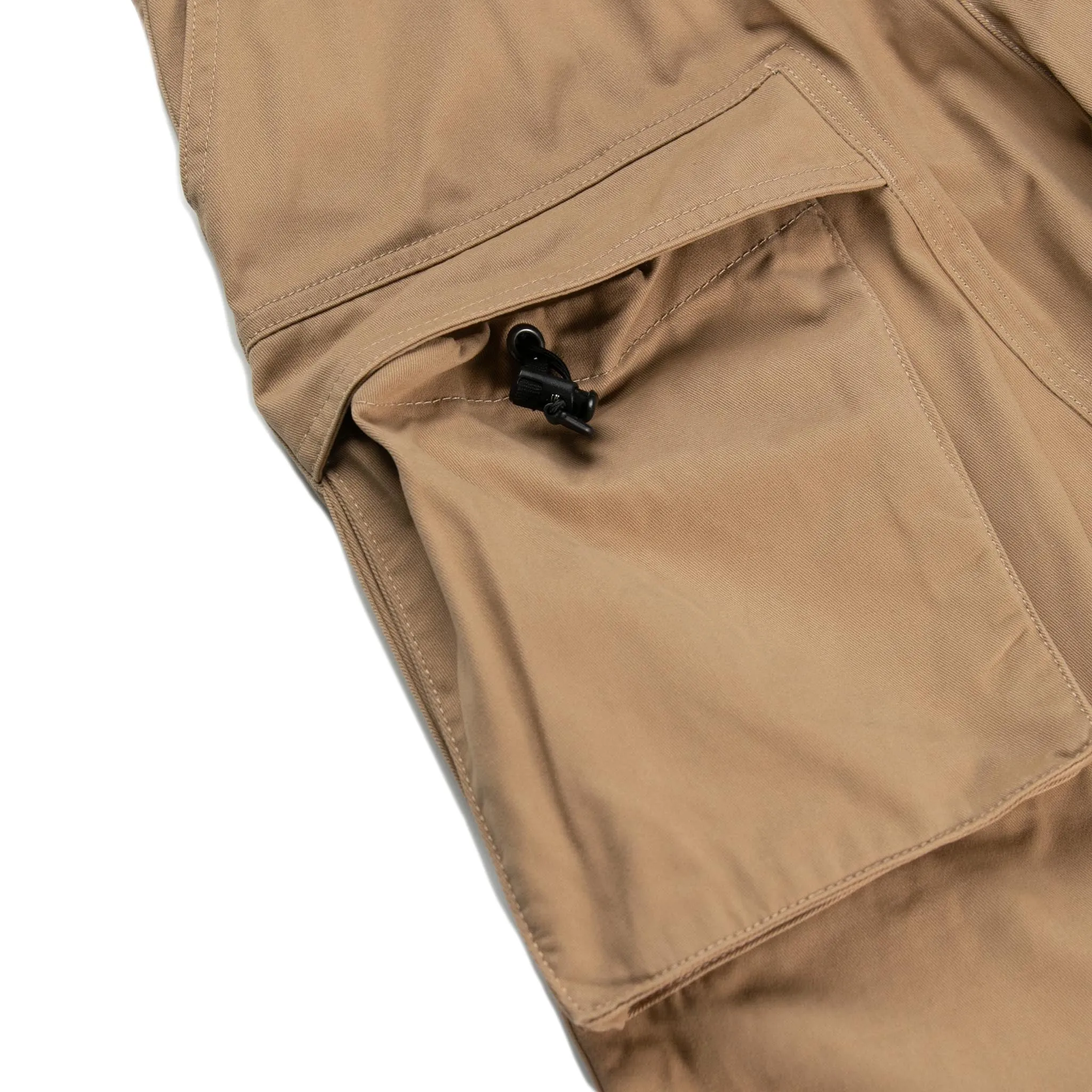 Cropped Belted Cargo Pants