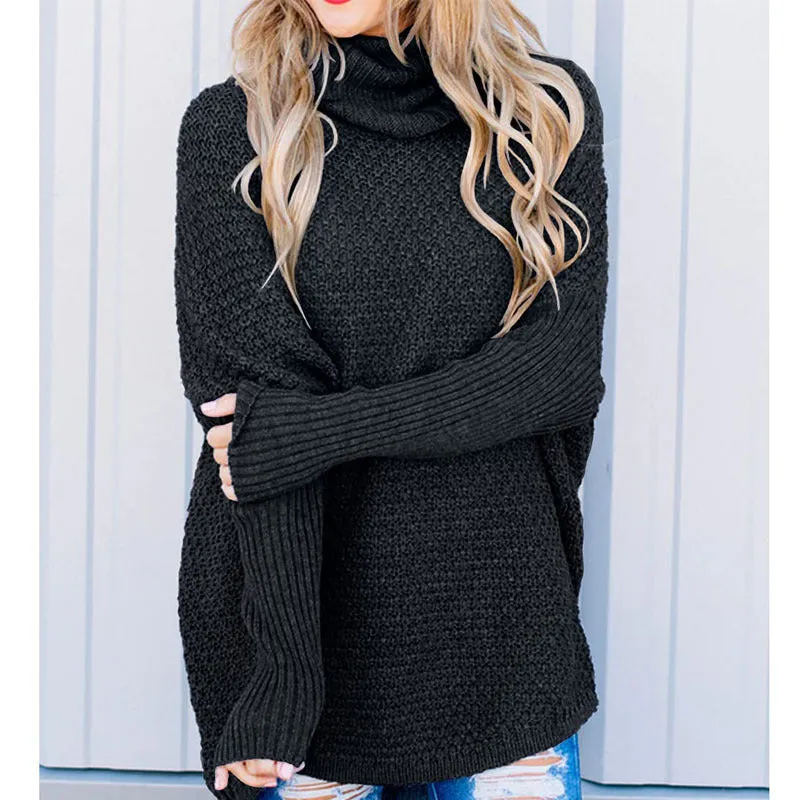 Cross-border Ladies Turtleneck Jumper