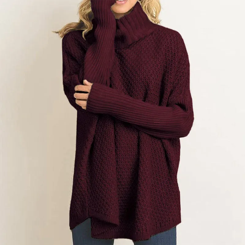 Cross-border Ladies Turtleneck Jumper