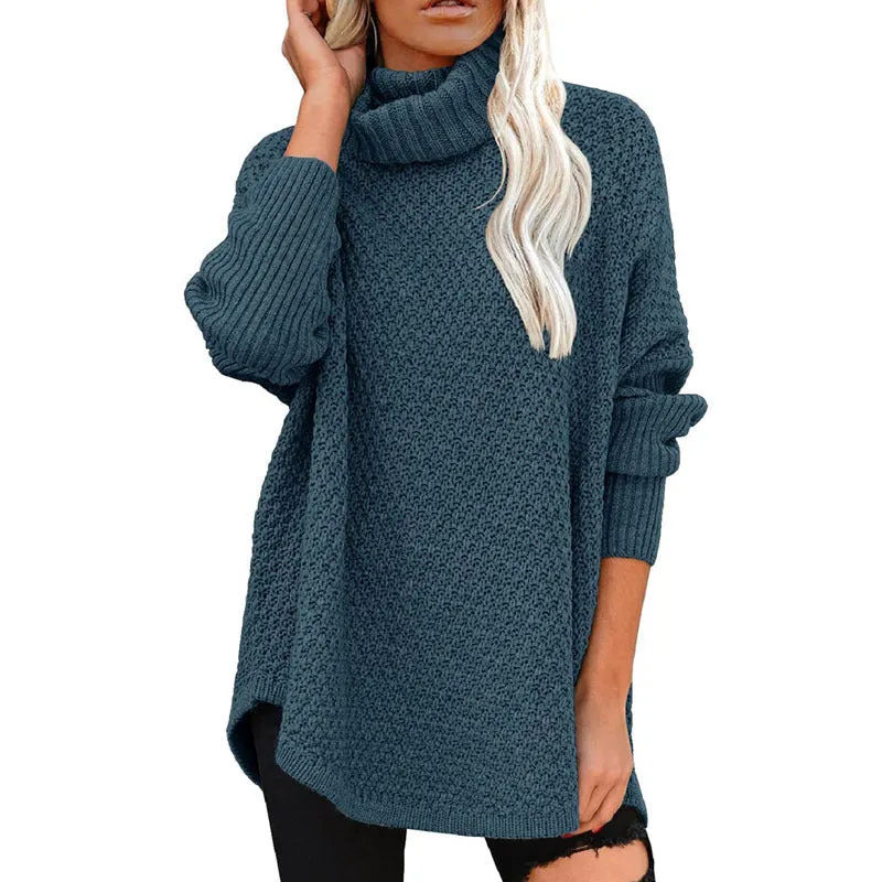 Cross-border Ladies Turtleneck Jumper